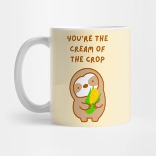 You’re the Cream of the Crop Corn Sloth Mug